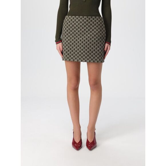 Gucci Skirt Woman Green